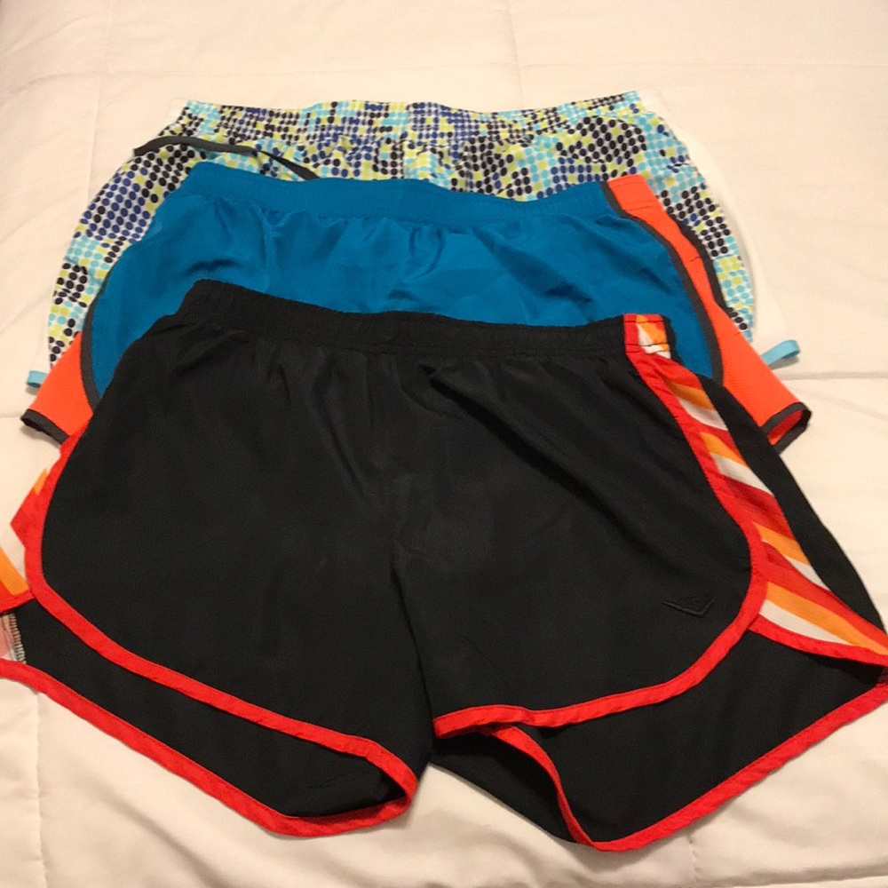 3 pair woman’s running shorts size large